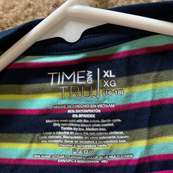 TIME&TRU Womens Pocketed Sleeveless Dress XL 16/18 - Picture 3 of 6